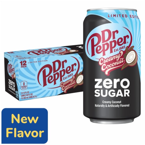 Dr Pepper Creamy Coconut Zero Sugar Soda L5
