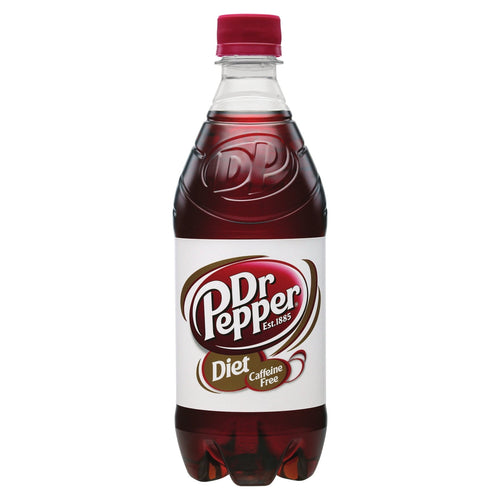 Caffeine Free Diet Dr Pepper Soda, 20 fl oz Bottle