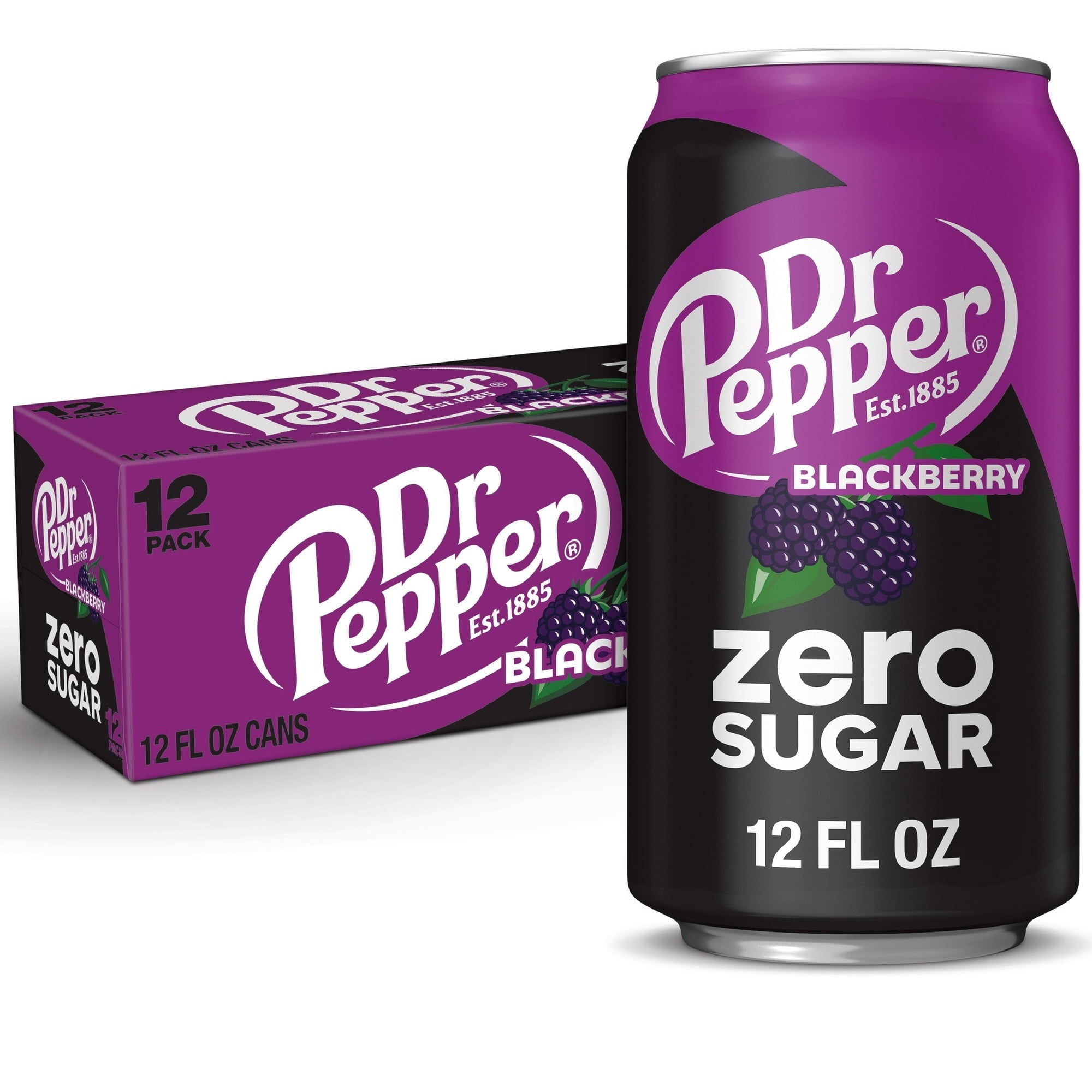 Dr Pepper Blackberry Zero Sugar Soda F8